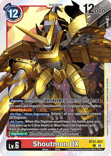 Shoutmon DX [BT21-027] [World Convergence] Foil