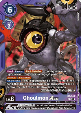 Ghoulmon ACE (Limited Card Pack) [LM-044] [World Convergence] Foil