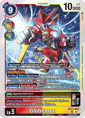 Globemon [BT21-023] [World Convergence] Foil