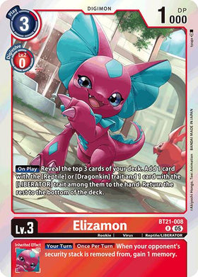 Elizamon [BT21-008] [World Convergence] Foil