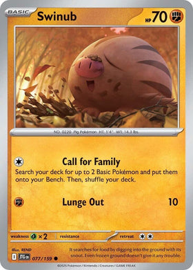 Swinub [077/159] [Journey Together] Reverse Holofoil