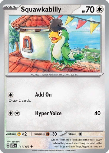 Squawkabilly [141/159] [Journey Together] Reverse Holofoil