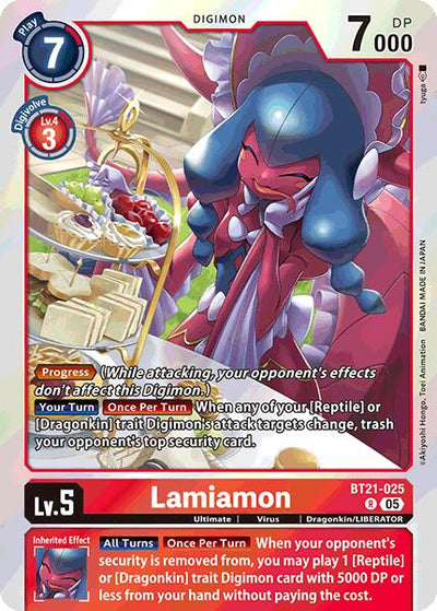 Lamiamon [BT21-025] [World Convergence] Foil
