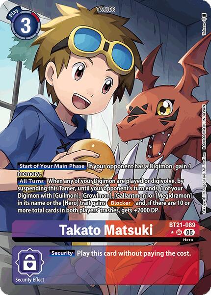 Takato Matsuki (Alternate Art) [BT21-089] [World Convergence] Foil