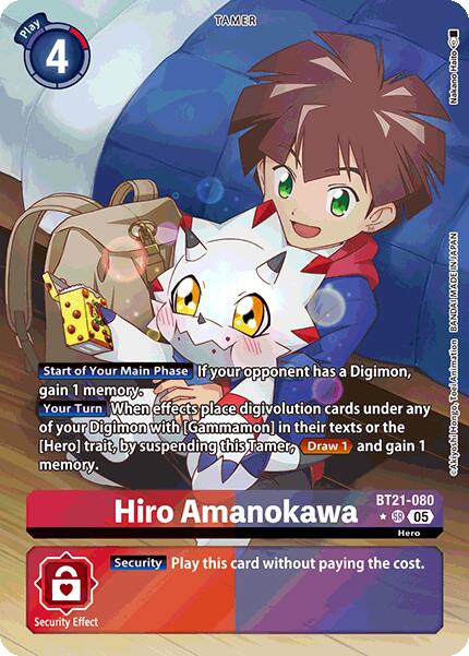 Hiro Amanokawa (Alternate Art) [BT21-080 SR] [World Convergence] Foil