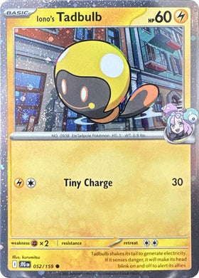 Iono's Tadbulb (Cosmos Holo) [052/159] [Journey Together] Holofoil