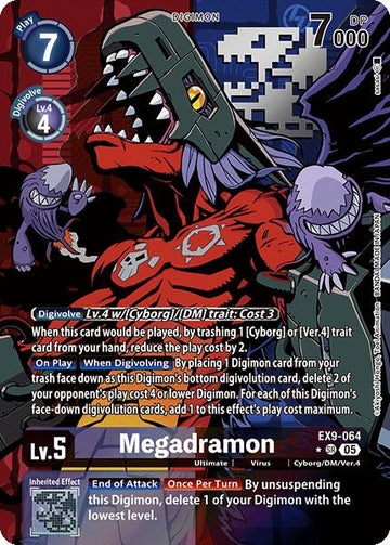 Megadramon (Alternate Art) [EX9-064] [Versus Monsters] Foil