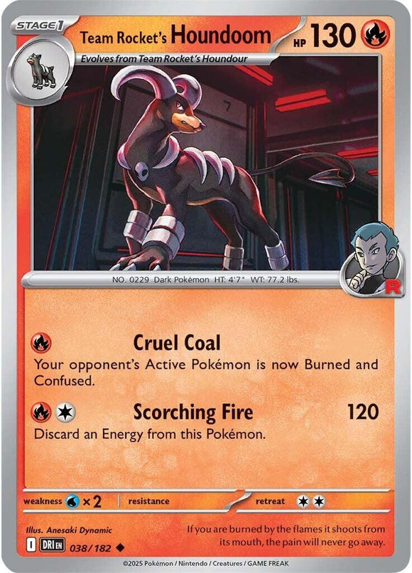 Team Rocket's Houndoom [038/182] [Destined Rivals]