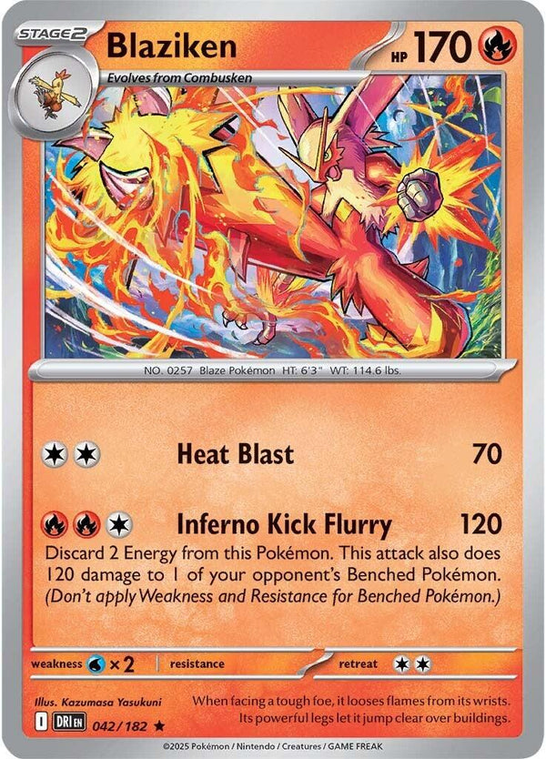 Blaziken [042/182] [Destined Rivals] Reverse Holofoil