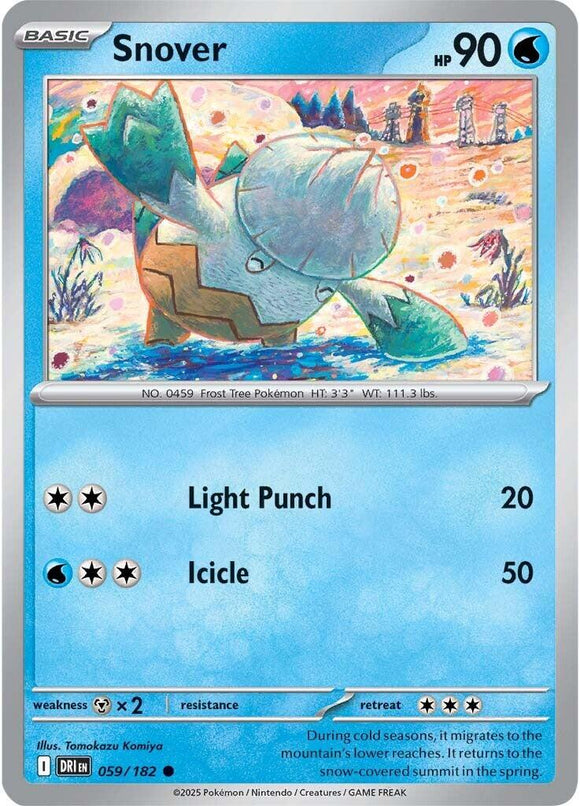 Snover [059/182] [Destined Rivals] Reverse Holofoil