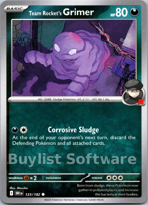 Team Rocket's Grimer [123/182] [Destined Rivals]