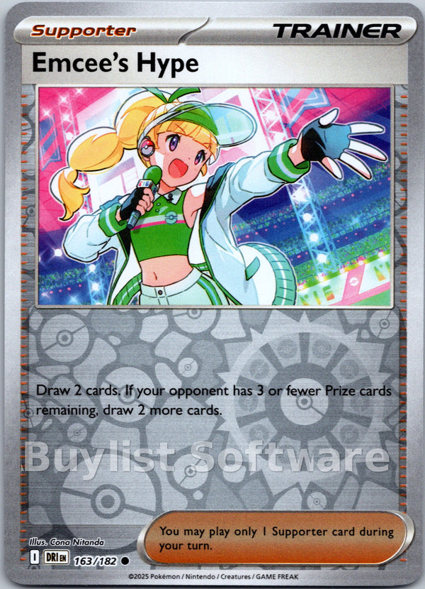 Emcee's Hype [163/182] [Destined Rivals] Reverse Holofoil