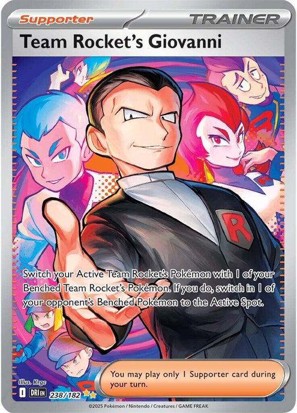 Team Rocket's Giovanni [238/182] [Destined Rivals] Holofoil