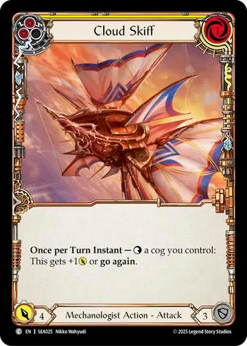 Cloud Skiff (Yellow) [SEA025] [High Seas] Rainbow Foil