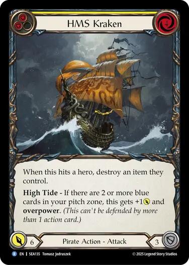 HMS Kraken [SEA135] [High Seas] Rainbow Foil