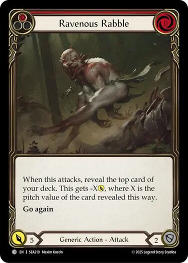 Ravenous Rabble (Red) [SEA219] [High Seas]