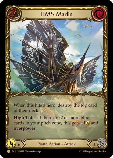 HMS Marlin (Treasure) [SEA136] [High Seas] Cold Foil