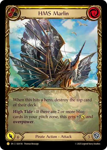 HMS Marlin (Treasure) [SEA136] [High Seas] Cold Foil