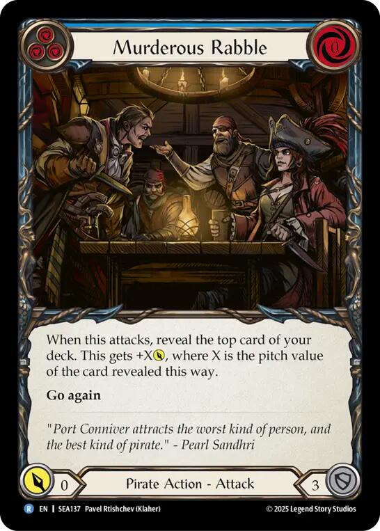 Murderous Rabble (Treasure) [SEA137] [High Seas] Cold Foil