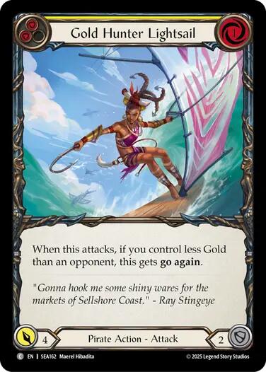 Gold Hunter Lightsail (Treasure) [SEA162] [High Seas] Cold Foil