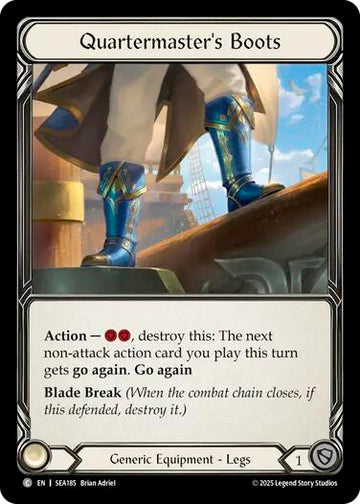 Quartermaster's Boots (Treasure) [SEA185] [High Seas] Cold Foil