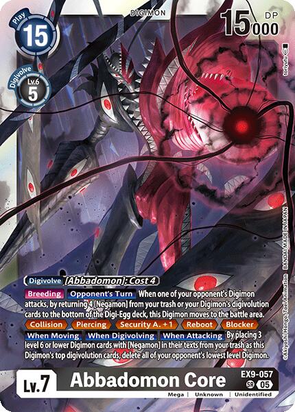 Abbadomon Core [EX9-057 SR] [Versus Monsters] Foil