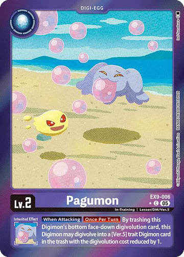 Pagumon (Limited Foil) [EX9-006] [Versus Monsters] Foil