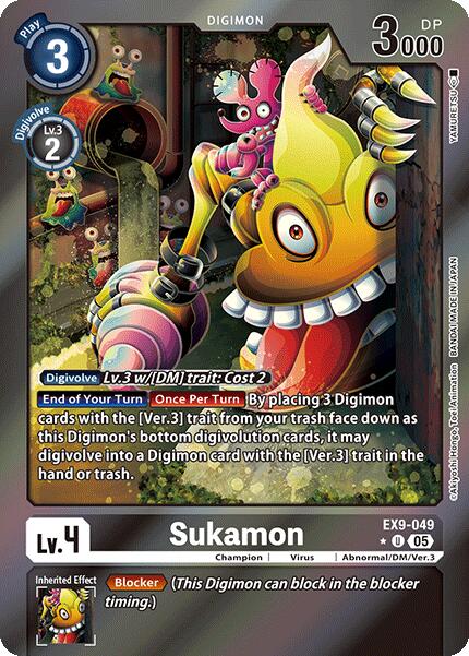 Sukamon (Limited Foil) [EX9-049] [Versus Monsters] Foil