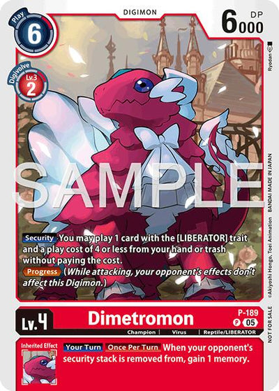 Dimetromon (Store Tournament 2025 Vol.3 Participation Pack) [P-189] [Digimon Promotion Cards]