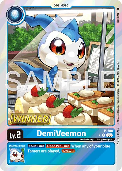 DemiVeemon (Store Tournament 2025 Vol.3 Winner Pack) [P-188] [Digimon Promotion Cards] Foil