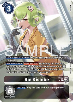 Rie Kishibe (Alternate Art) [BT22-090] [Cyber Eden] Foil