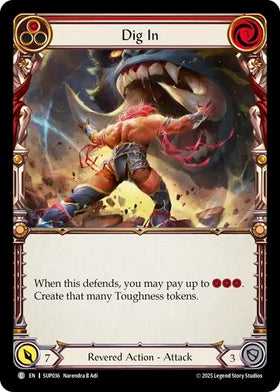 Dig In (Red) [SUP036] [Super Slam] Rainbow Foil