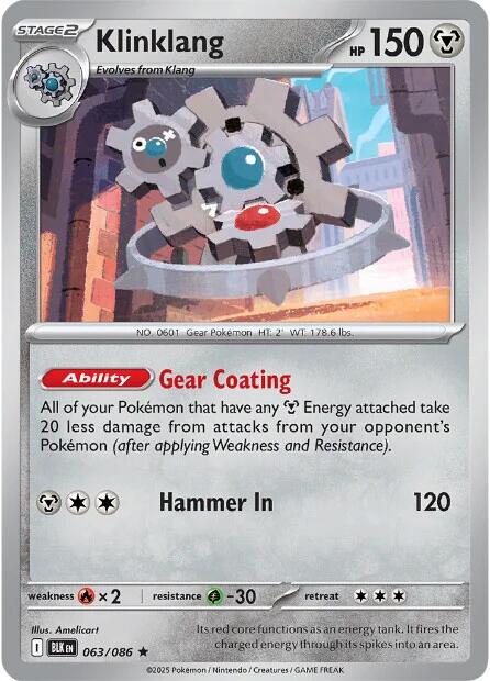 Klinklang [063/086] [Black Bolt] Reverse Holofoil