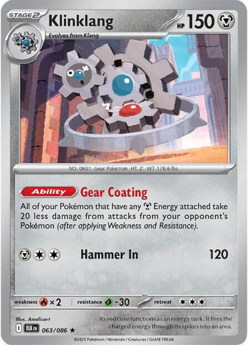 Klinklang [063/086] [Black Bolt] Reverse Holofoil