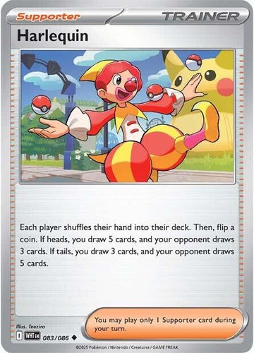 Harlequin [083/086] [White Flare] Reverse Holofoil