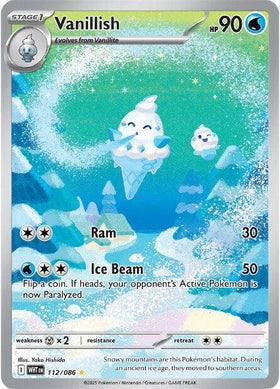 Vanillish [112/086] [White Flare] Holofoil