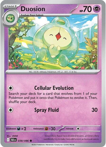 Duosion [038/086] [Black Bolt] Reverse Holofoil