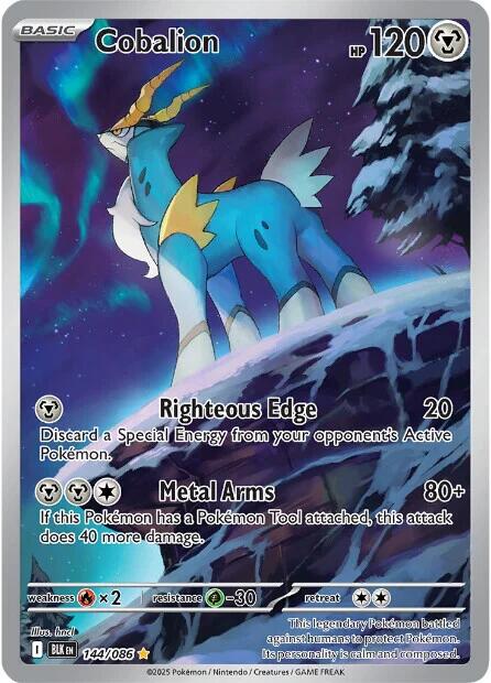Cobalion [144/086] [Black Bolt] Holofoil