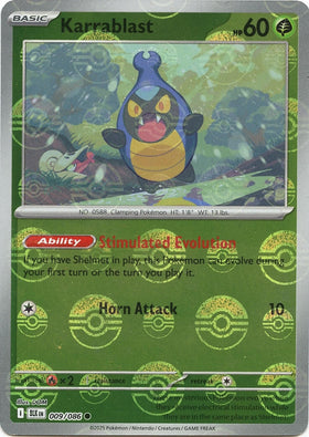 Karrablast (Poke Ball Pattern) [009/086] [Black Bolt] Holofoil