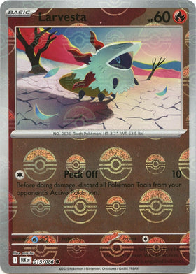 Larvesta (Poke Ball Pattern) [015/086] [Black Bolt] Holofoil