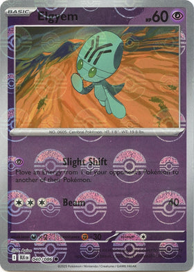 Elgyem (Poke Ball Pattern) [040/086] [Black Bolt] Holofoil