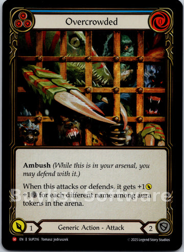 Overcrowded [SUP216] [Super Slam] Rainbow Foil