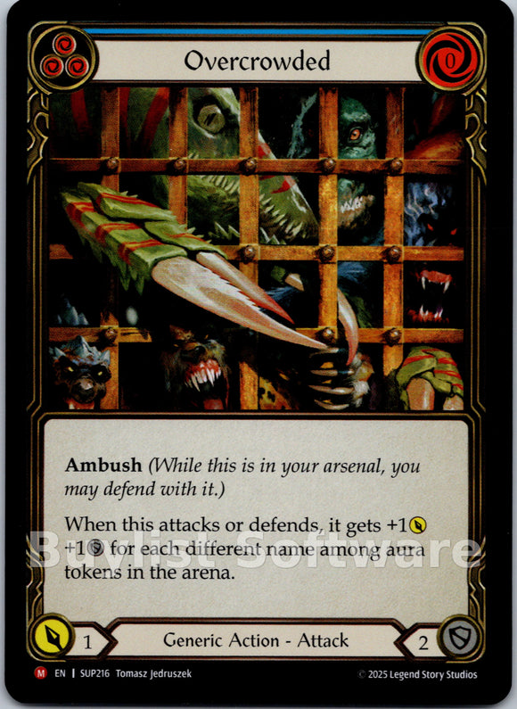 Overcrowded [SUP216] [Super Slam] Rainbow Foil