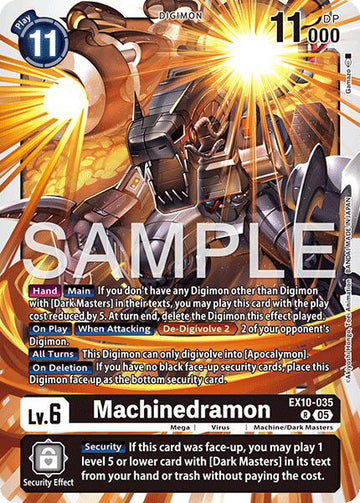 Machinedramon [EX10-035] [Sinister Order] Foil