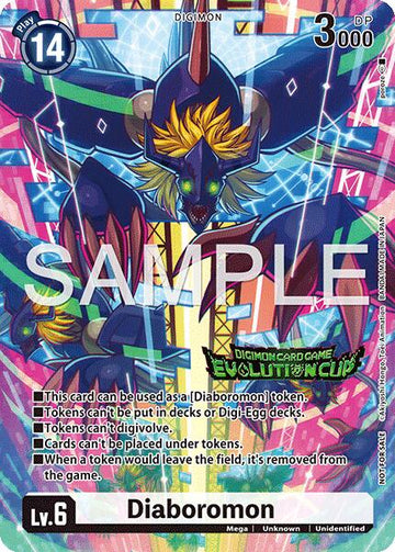 Diaboromon Token (Evolution Cup 2025 Vol. 2) [Digimon Promotion Cards] Foil
