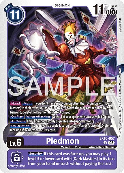 Piedmon [EX10-057] [Sinister Order] Foil