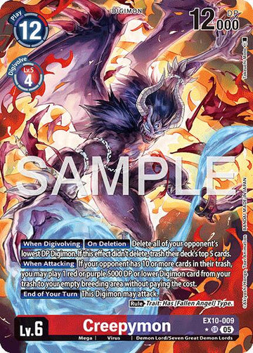 Creepymon (Alternate Art) [EX10-009] [Sinister Order] Foil