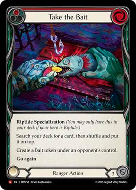 Take the Bait (Red) [SUP258] [Super Slam] Rainbow Foil