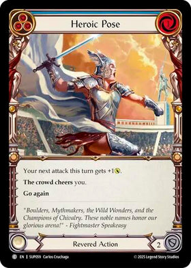Heroic Pose (Blue) [SUP059] [Super Slam]