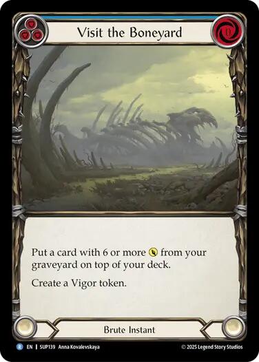 Visit the Boneyard [SUP139] [Super Slam] Rainbow Foil